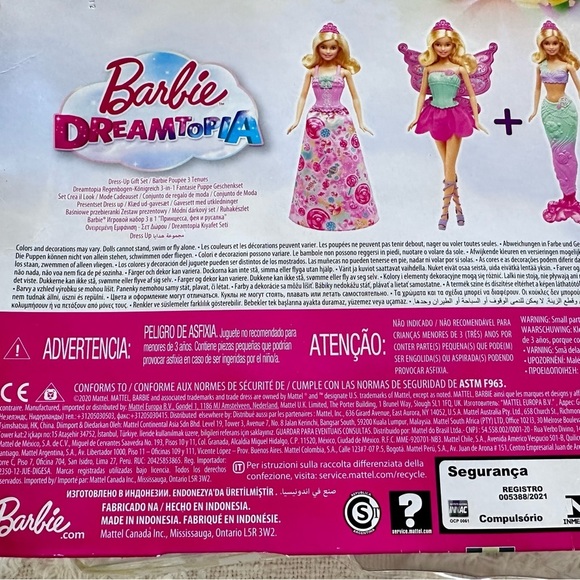 Barbie Doll and Fairytale Dress-Up Set Clothes and Accessories for Princess New - Picture 2 of 4
